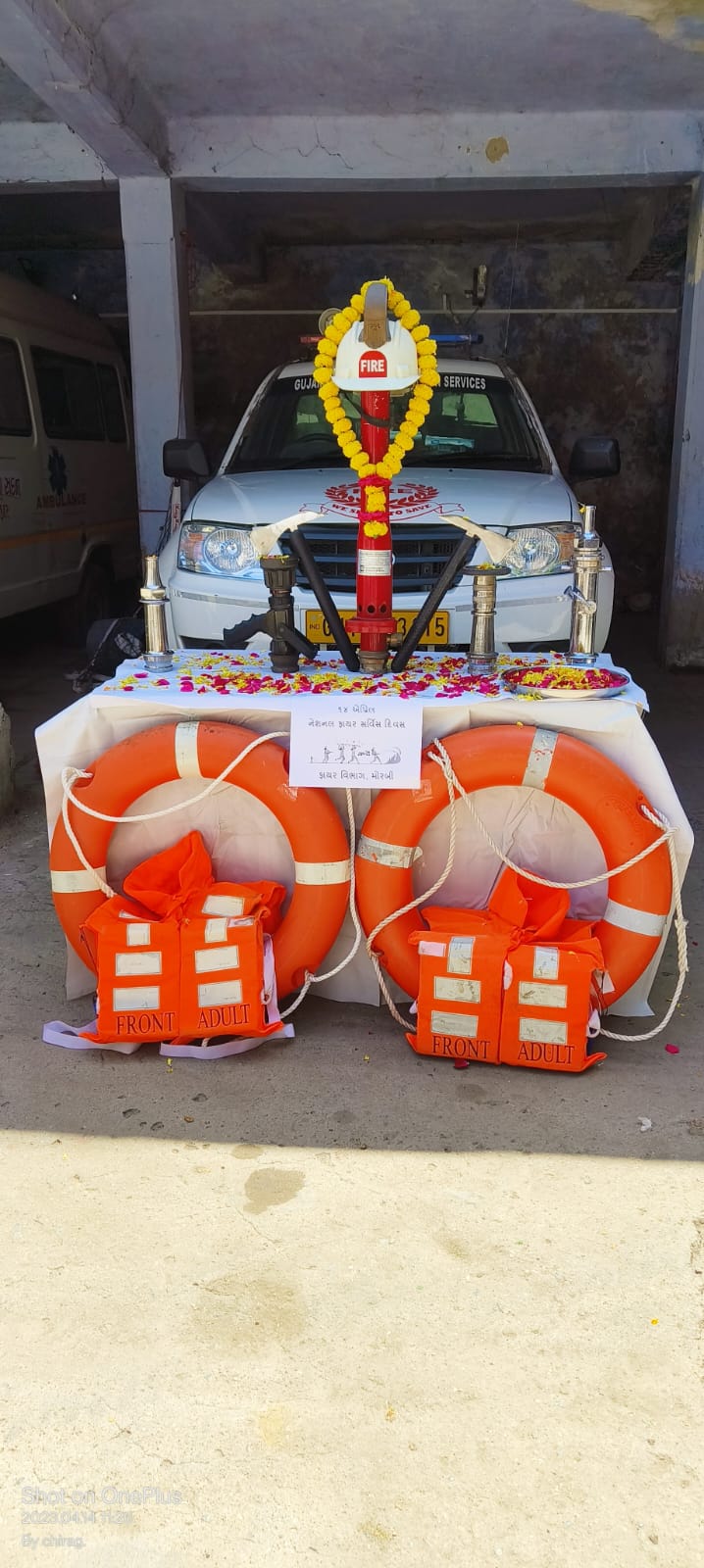 અગ્નિશમન સેવા દિન”મોરબી નગરપાલિકા ફાયર એન્ડ ઈમરજન્સી સર્વિસીસ દ્વારા વિશેષ ઉજવણી..