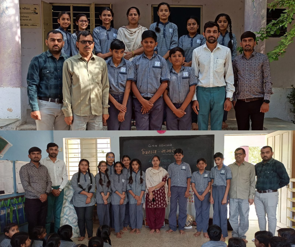 મોટીબરાર પ્રા. શાળામાં વિદ્યાર્થીઓનો વિદાય સમારોહ અને આંનદ મેળો યોજાયો