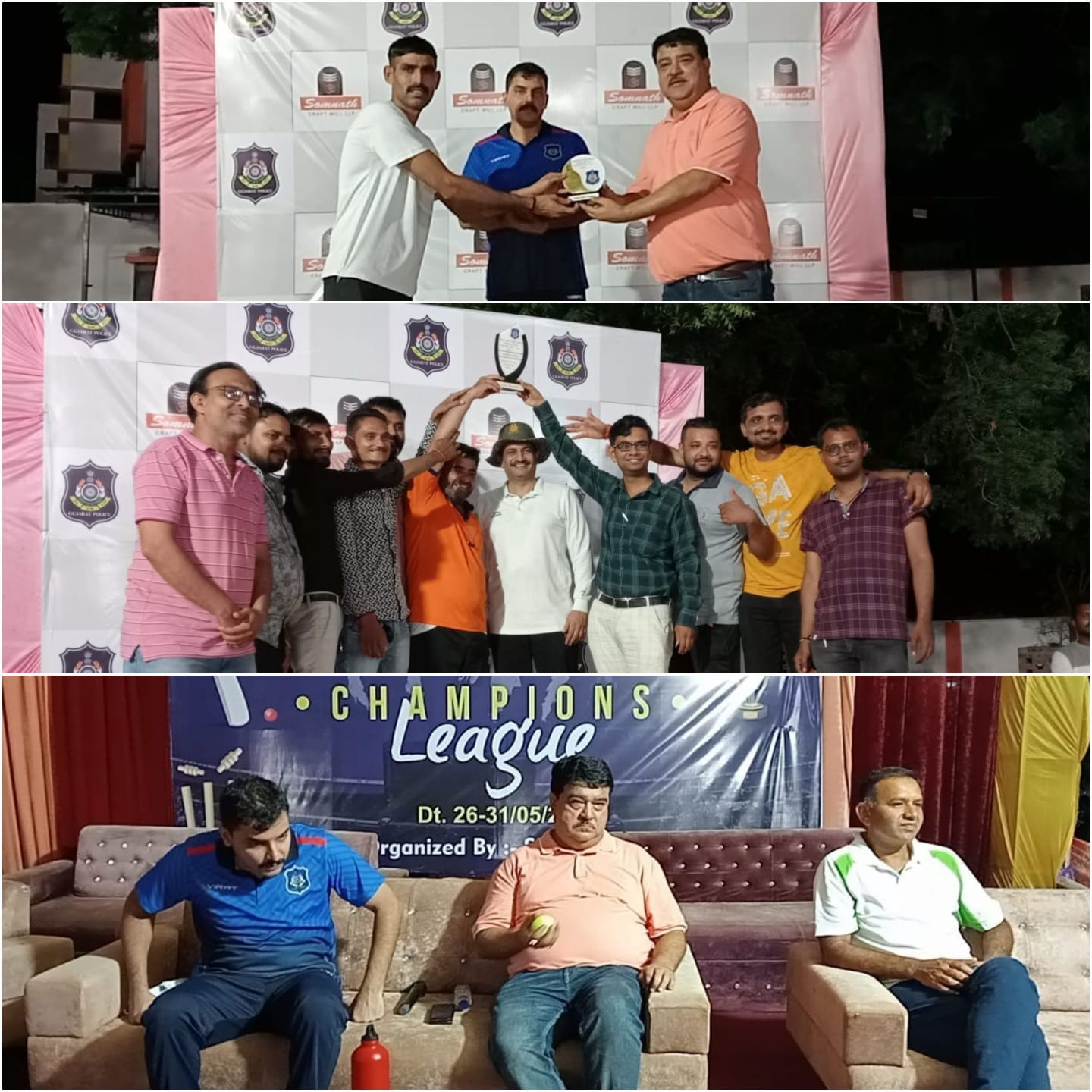 પોલીસ-રેવન્યુ વિભાગ અને ડોક્ટર-પત્રકારોની ટીમ વચ્ચે   મોરબીમાં બે ફ્રેન્ડલી ક્રિકેટ મેચ નું થયું આયોજન...