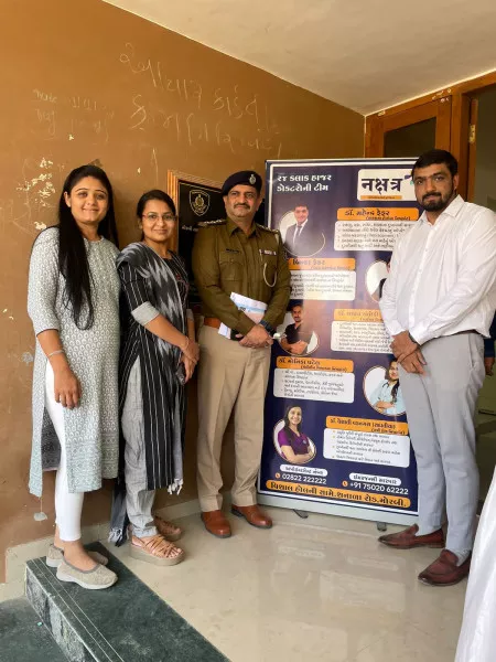 મોરબી જિલ્લા પોલીસ, નક્ષત્ર હોસ્પિટલ દ્વારા સવેરોગ ફ્રી નિદાન કેમ્પ યોજાયા
