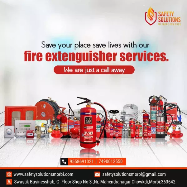 SAFETY SOLUTIONS : સરકાર માન્ય FIRE NOC સર્વપ્રથમ આપના શહેર મોરબીમાં