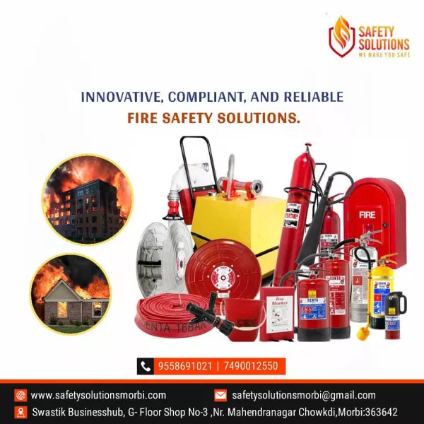 SAFETY SOLUTIONS : સરકાર માન્ય FIRE NOC સર્વપ્રથમ આપના શહેર મોરબીમાં
