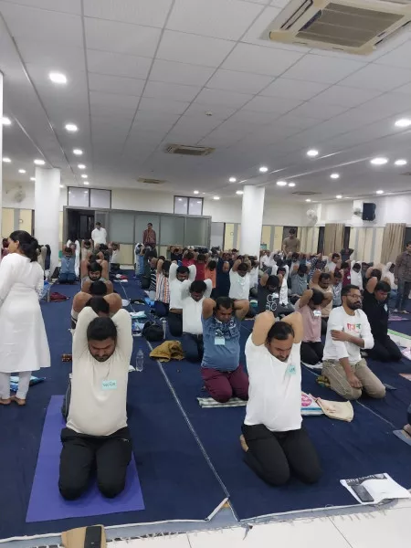 શારીરિક માનસિક તંદુરસ્તી માટે યોગ ખૂબ જ આવશ્યક હોવા પર ભાર મુકાયો