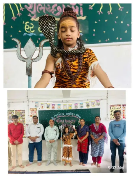 ભુતકોટડાની શાળામાં પવિત્ર શ્રાવણ માસના પ્રારંભે અનોખી શિવ સ્તુતિ જ્ઞાન કરાયું 