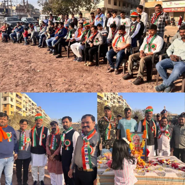 ઉત્તર ભારતીય સમાજ દ્વારા 26મી જાન્યુઆરીની ઉલ્લાસ ભેર ઉજવણી.