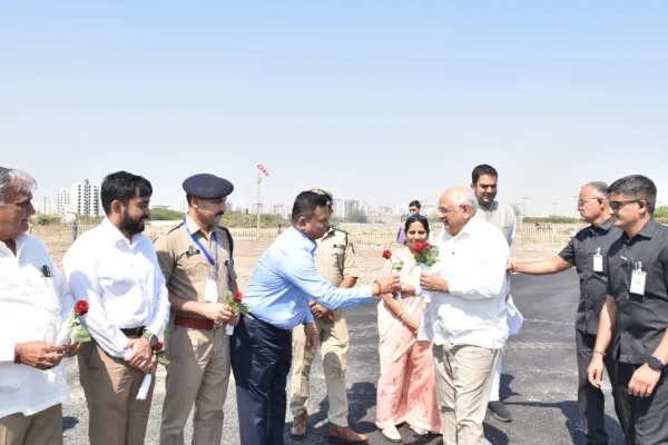 મોરબીની ભૂમિ પર મુખ્યમંત્રી ભૂપેન્દ્ર પટેલનું મહાનુભાવો દ્વારા ઉષ્માભર્યું સ્વાગત
