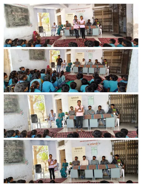 મોરબી તાલુકાની હજનાળી પ્રાથમિક શાળામાં ધોરણ 8 ના વિદ્યાર્થીઓનો વિદાય સમારંભ યોજાયો.