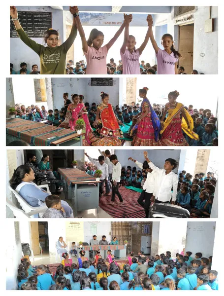 મોરબી તાલુકાની હજનાળી પ્રાથમિક શાળામાં ધોરણ 8 ના વિદ્યાર્થીઓનો વિદાય સમારંભ યોજાયો.