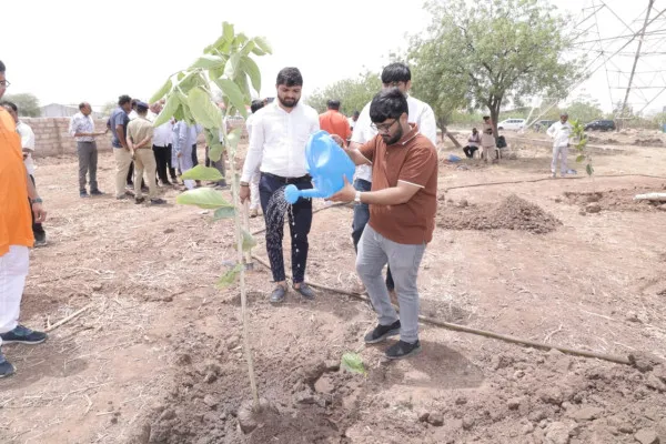 મિશન નવભારત મોરબી જિલ્લાના પ્રમુખ રામભાઈ જીલરીયાના જન્મ દિવસ નિમિત્તે વૃક્ષારોપણ કરાયું
