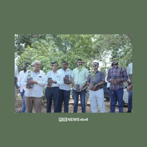 ધ ગ્રીન ગેન કંપની દ્વારા આજે 1000 વૃક્ષોના રોપા રોપવામાં આવ્યા. 