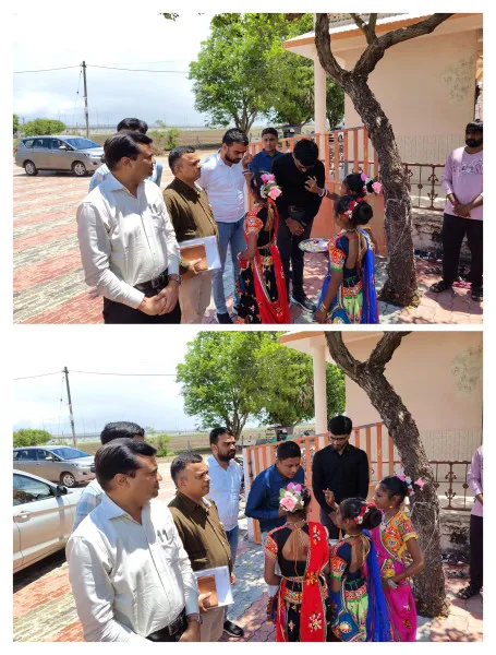 ગઈ કાલે મોરબી તાલુકાની હજનાળી પ્રાથમિક શાળામાં કન્યા કેળવણી ને શાળા પ્રવેશોત્સવ ઉજવાયો