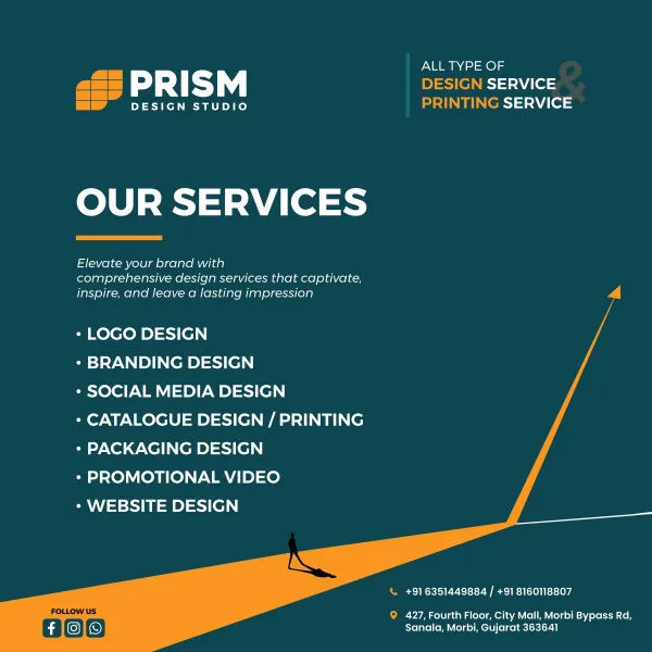 PRISM DESIGN STUDIO હવે મોરબીની ડિજિટલ બજારમાં પણ,
lokonomy પર માત્ર એક સર્ચમાં જોવા મળશે!
