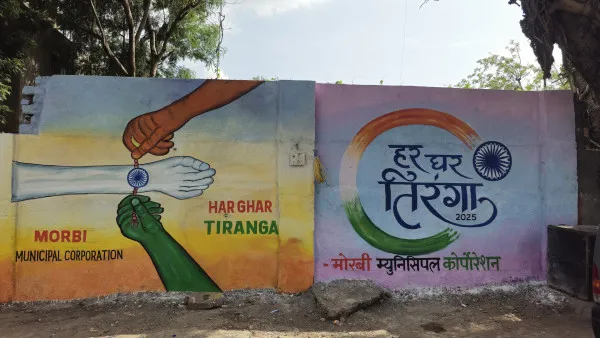 મોરબીમાં સ્વતંત્રતાના પર્વ પર ભીંત ચિત્રોથી દેશભક્તિનો સંદેશ આપવાની પહેલ 