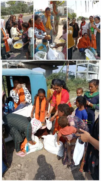 મોરબીમાં વિશ્વ હિન્દુ પરિષદ અને માતૃશક્તિએ જરૂરિયાતમંદોને ફરસાણ અને મીઠાઈ આપી દિવાળીને દીપાવી
