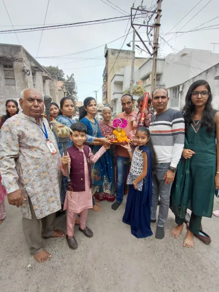 ​મોરબી મ.ક.સ.સુ. જ્ઞાતિ: શ્રી રુગનાથજી મહારાજ પધરામણી અને સમૂહ ભોજનનો ભવ્ય કાર્યક્રમ યોજાયો.
​