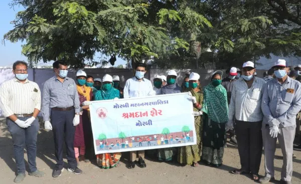 શ્રમદાન ફોર મોરબી અંતર્ગત સફાઈ અભિયાનમાં 15 ટન કચરાનો નિકાલ 
