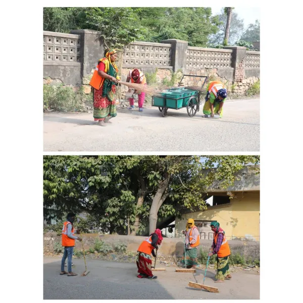 મોરબીમાં શ્રમદાન ફોર અભિયાન હેઠળ SP કચેરી પાછળ 12 ટન કચરાનો નિકાલ 