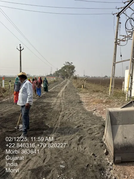 મોરબી મનપામાં સમાવિષ્ટ 9 ગામોમાં રૂ.2.59 કરોડના ખર્ચે રોડની કામગીરી શરૂ