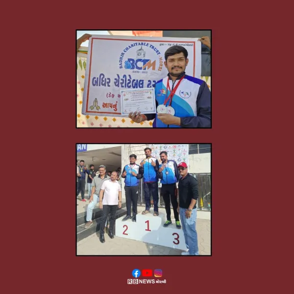 વડોદરા ખાતે યોજાયેલ રાજ્યકક્ષાની દિવ્યાંગ ટુર્નામેન્ટમાં મોરબીના આશિષ પરમારે બે સિલ્વર મેડલ જીત્યા.