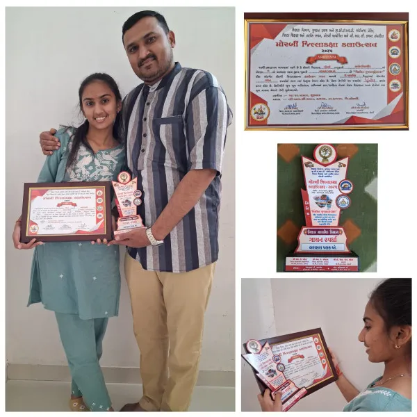 મોરબીના પ્રખર સાહિત્યકારની દીકરી પલકે ગાયન સ્પર્ધામાં બીજો નંબર મેળવી પિતાનું નામ રોશન કર્યું
