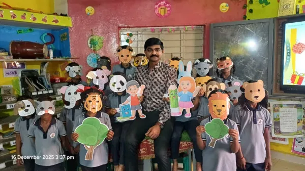 ટંકારાની હિરાપર પ્રાથમિક શાળામાં ‘સપ્તરંગી શનિવાર’ની અનોખી ઉજવણી
