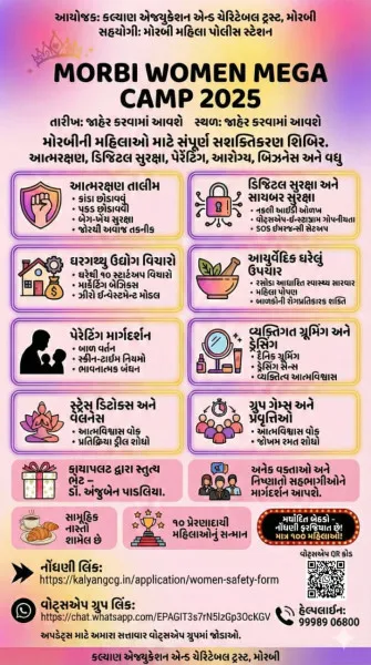 મોરબીની મહિલાઓ માટે ઐતિહાસિક તક: 'Women Empowerment Mega Camp 2026' 