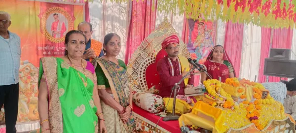 મોરબીના ઋષભ નગરમાં શ્રીમદ ભાગવત કથાની ભવ્ય પૂર્ણાહુતિ.