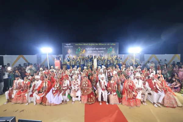મોરબીમાં સર્વજ્ઞાતિય સમૂહ લગ્નમાં 41 દીકરીઓનું સંસારની કેડીએ પ્રયાણ