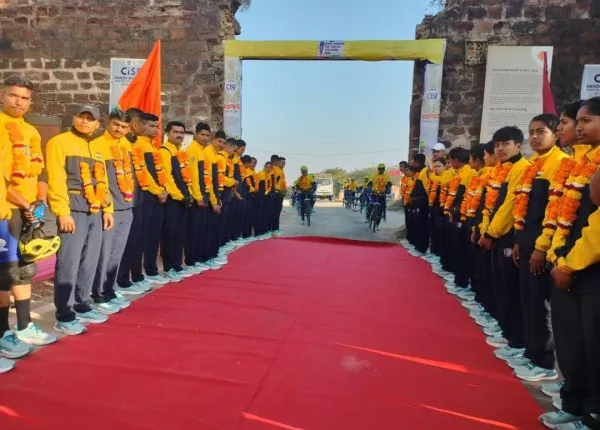 6500 કિમી લાંબી CISF વંદે માતરમ્ કોસ્ટલ સાયક્લોથોન 30મીએ માળીયાના સરવડમાં પહોંચશે