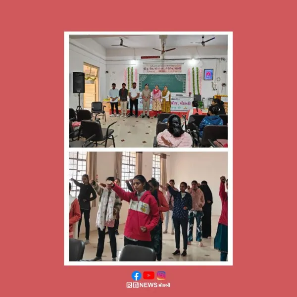 મોરબી યુ.એન. મહેતા આર્ટસ કોલેજની વિદ્યાર્થીનીઓને સ્વરક્ષણના પાઠ ભણાવાયા.