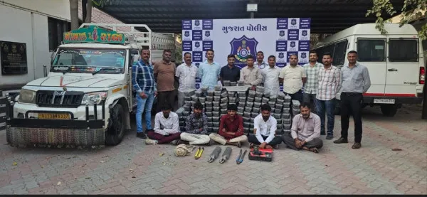 વાંકાનેરમાં વીજ વાયરની ચોરીનો ભેદ ઉકેલાયો : 5ની ધરપકડ, અન્ય 5 પોલીસની પકડથી દૂર
