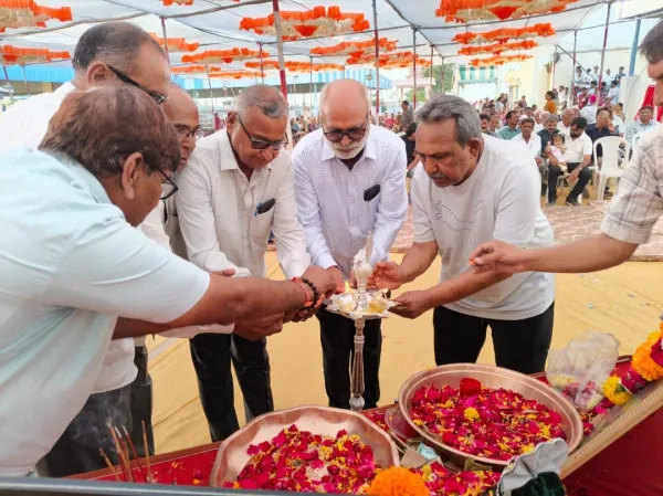 મોરબીમાં આમરણની ગૌશાળામાં ગૌદર્શન અને વિકાસ કામો અર્પણ 

