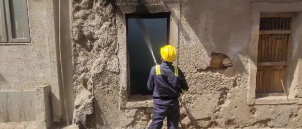 મોરબીના લાતી પ્લોટમાં બંધ મકાનમાં ભીષણ આગ, દારૂમી બોટલો મળી
