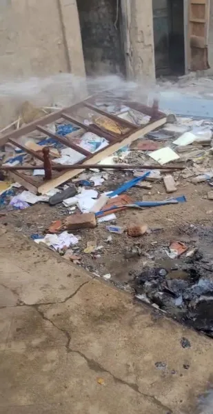 મોરબીના લાતી પ્લોટમાં બંધ મકાનમાં ભીષણ આગ, દારૂમી બોટલો મળી
