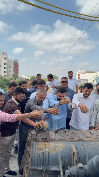 મહેન્દ્રનગરની સારસ્વત સોસાયટીમાં હવે વર્ષોના વરસાદી પાણી નિકલના પ્રશ્નનો આવશે અંત
