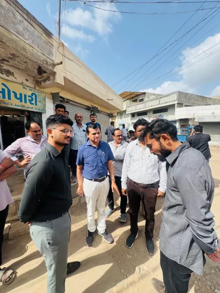 વર્ષોથી સુવિધાના અભાવે ઉપેક્ષિત લાતીપ્લોટને વિકસીત કરવા યુવા મેયર ઉત્તમભાઈ સુરાણી મેદાને
