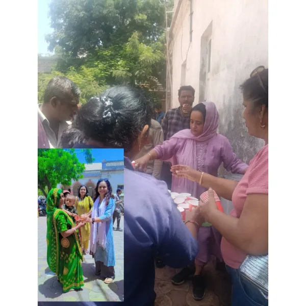 મોરબીમાં એકાદશીના પાવન અવસરે શીતળ સેવા, 700 ગ્લાસ શેરડીનો રસ અને 100 ગ્લાસ છાશનું વિતરણ