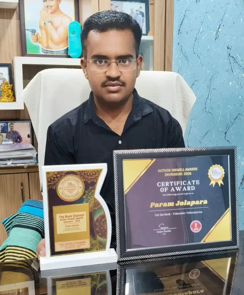 જાણીતા યુવા લેખક અને સંશોધક પરમ જોલાપરાને 