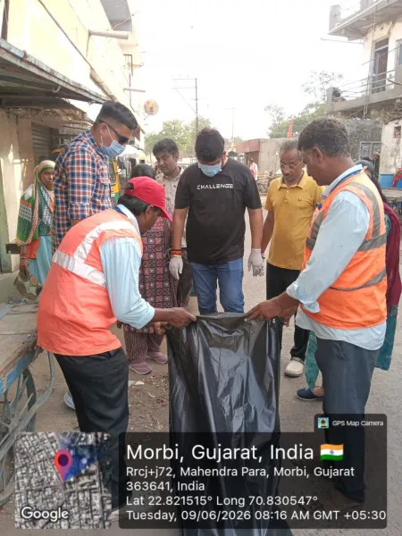 મોરબીને પ્લાસ્ટિક મુક્ત કરવા પ્લાસ્ટિક કલેક્શન અને સફાઈ અભિયાન વેગવતું બન્યું