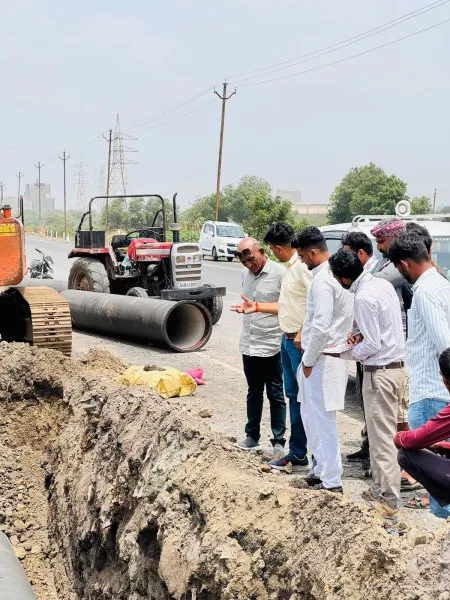 મોરબી મહાનગરપાલિકાની નવી વોટર લાઇન યોજનાનું મેયર દ્વારા નિરીક્ષણ
