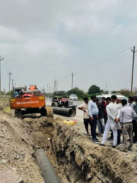 મોરબી મહાનગરપાલિકાની નવી વોટર લાઇન યોજનાનું મેયર દ્વારા નિરીક્ષણ

