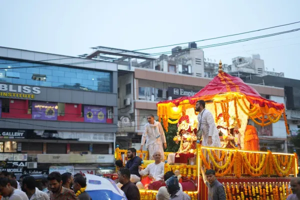 મોરબીમાં મેઘમહેર વચ્ચે શ્રી જગન્નાથજીની ભવ્ય રથયાત્રા યોજાઈ.

