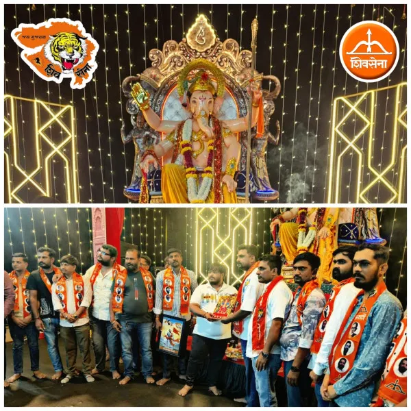 મોરબીમાં શિવસેના દ્વારા ગણેશ પંડાલોની મુલાકાત કરી ધાર્મિક-સામાજિક કામગીરી બદલ સન્માન કરાયું
