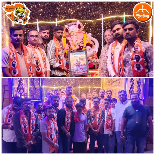 મોરબીમાં શિવસેના દ્વારા ગણેશ પંડાલોની મુલાકાત કરી ધાર્મિક-સામાજિક કામગીરી બદલ સન્માન કરાયું

