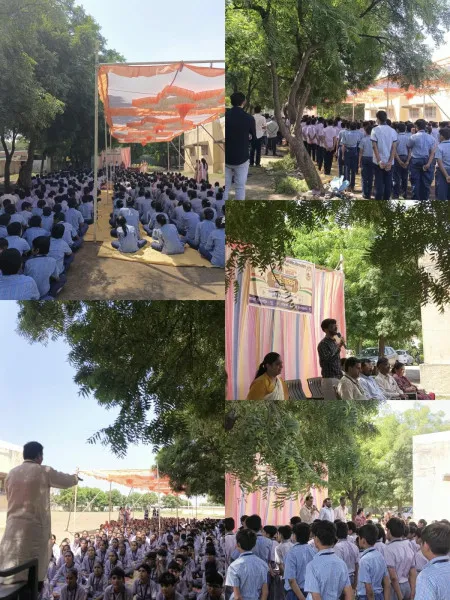 વંદે માતરમના 150વર્ષ નિમિત્તે વિશ્વ રેકોર્ડના સંકલ્પ સાથે ઘૂંટુ ખાતે ઐતિહાસિક સમૂહગાન યોજાયું.
