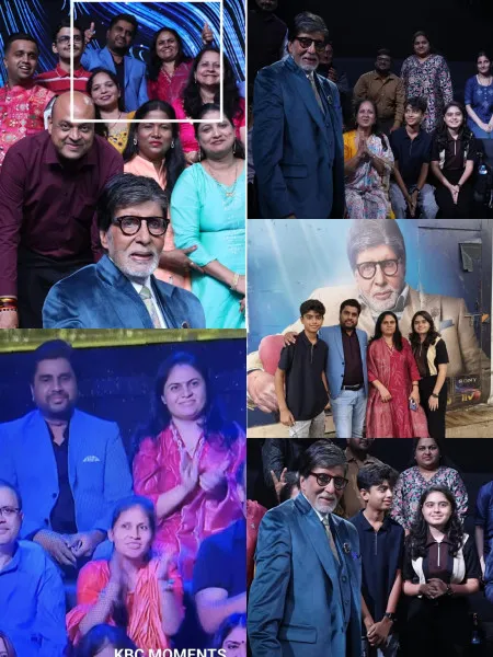 KBCના સેટ પર મોરબીના પરિવારે અમિતાભ બચ્ચન સાથે યાદગાર ક્ષણો માણી
