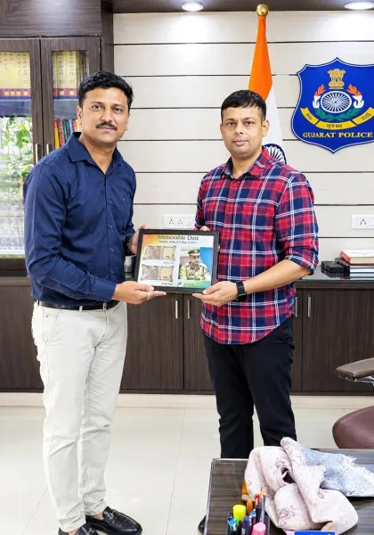 રાજકોટ રેન્જ આઈ.જી. નિર્લિપ્ત રાય (I.P.S.)નું મોરબી ન્યુમિસ્મેટિક ક્લબ દ્વારા ભાવભર્યું સન્માન
