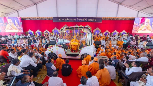 મોરબીમાં BAPS સ્વામિનારાયણ મંદિરના મૂર્તિપ્રતિષ્ઠા મહોત્સવનો પ્રારંભ, કાલે ભવ્ય નગરયાત્રા નીકળશે
