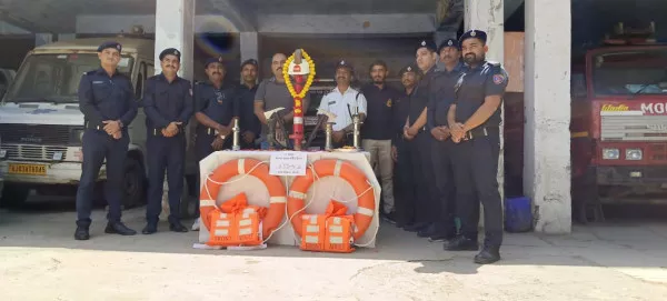 અગ્નિશમન સેવા દિન”મોરબી નગરપાલિકા ફાયર એન્ડ ઈમરજન્સી સર્વિસીસ દ્વારા વિશેષ ઉજવણી..