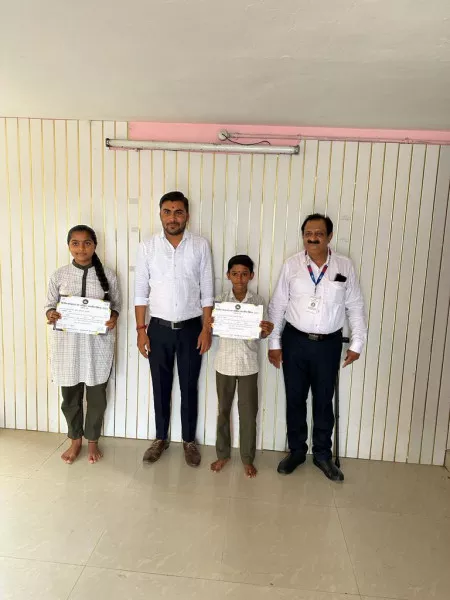 હડમતિયા કન્યા તા. શાળાના વિધાર્થી તાલુકા કક્ષાની ક્વિઝ સ્પર્ધામાં તૃતીય  સ્થાન પ્રાપ્ત કર્યું..